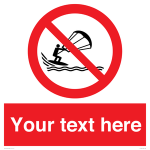 Custom No kite surfing